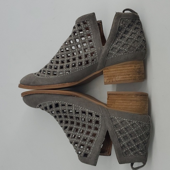 Anthropologie Jeffrey Campbell Suede Ankle Boots Size 8.5 - Picture 9 of 16